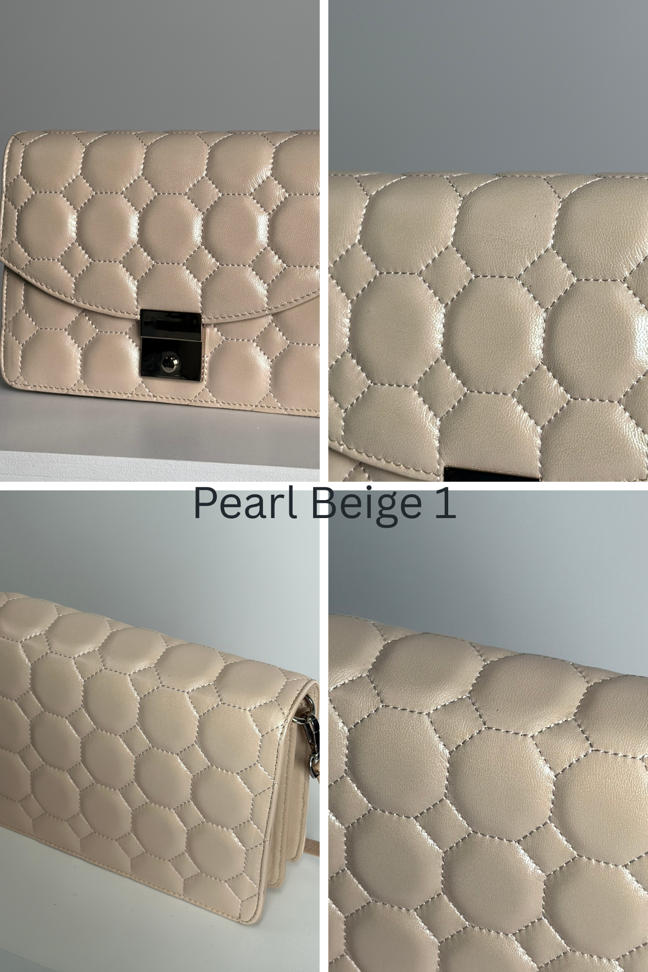 Imperfections Sale - Aster Bag in Pearl Beige