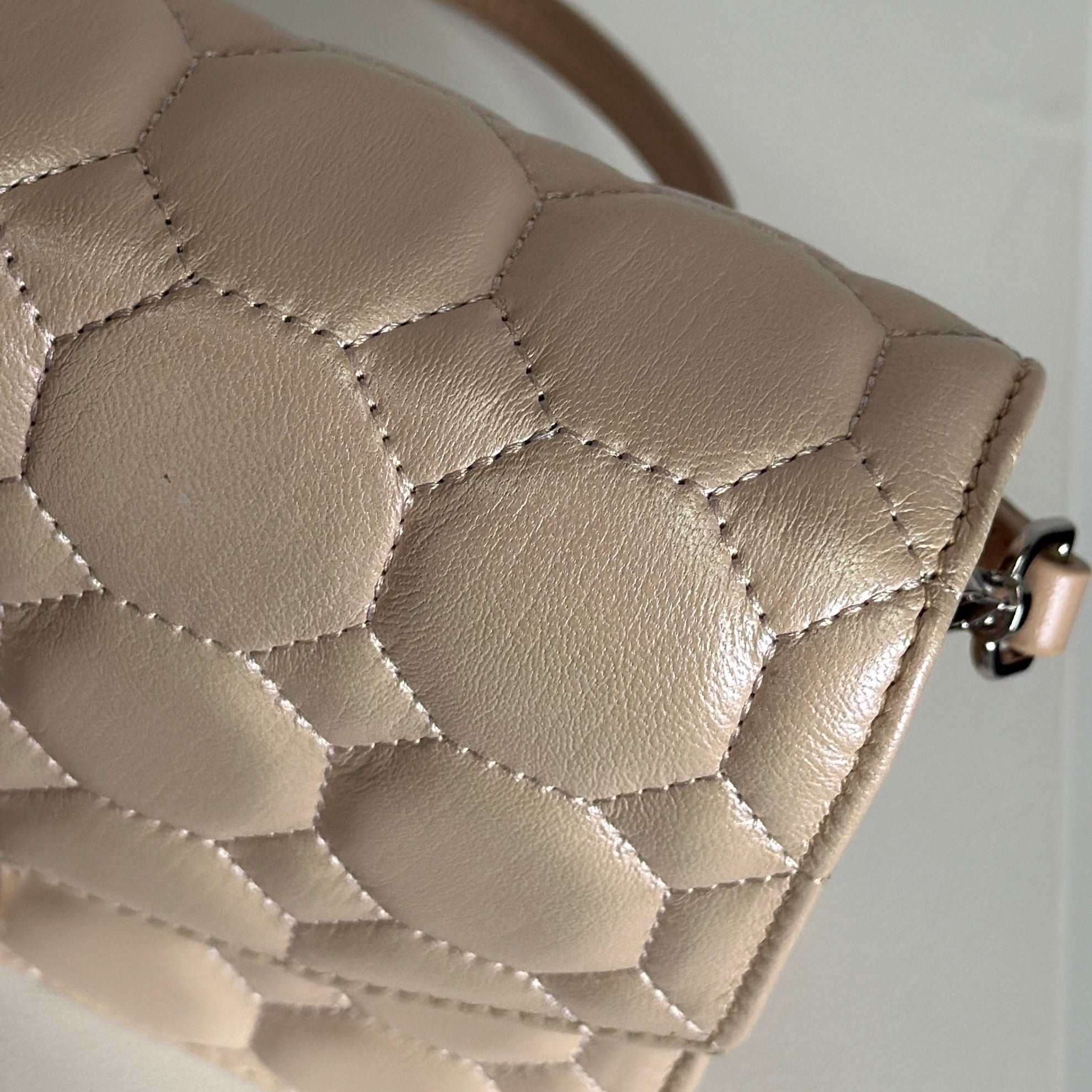 Imperfections Sale - Aster Bag in Pearl Beige
