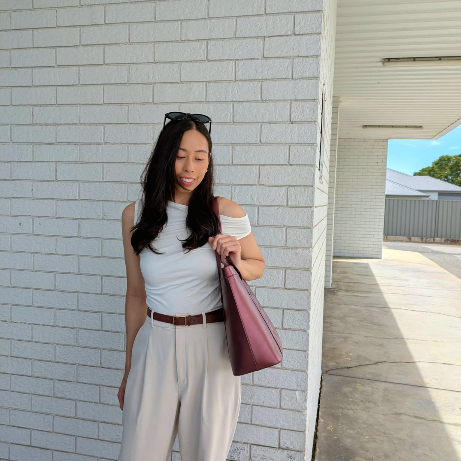 The Helena in Garnet