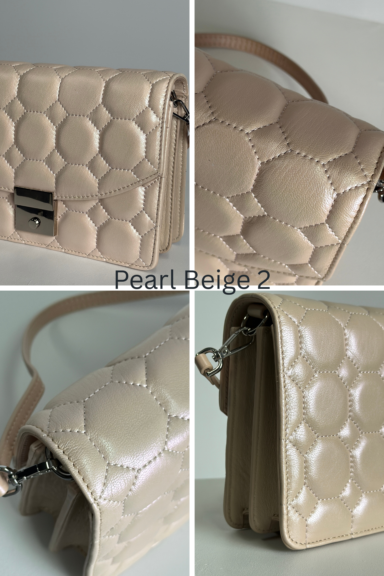 Imperfections Sale - Aster Bag in Pearl Beige