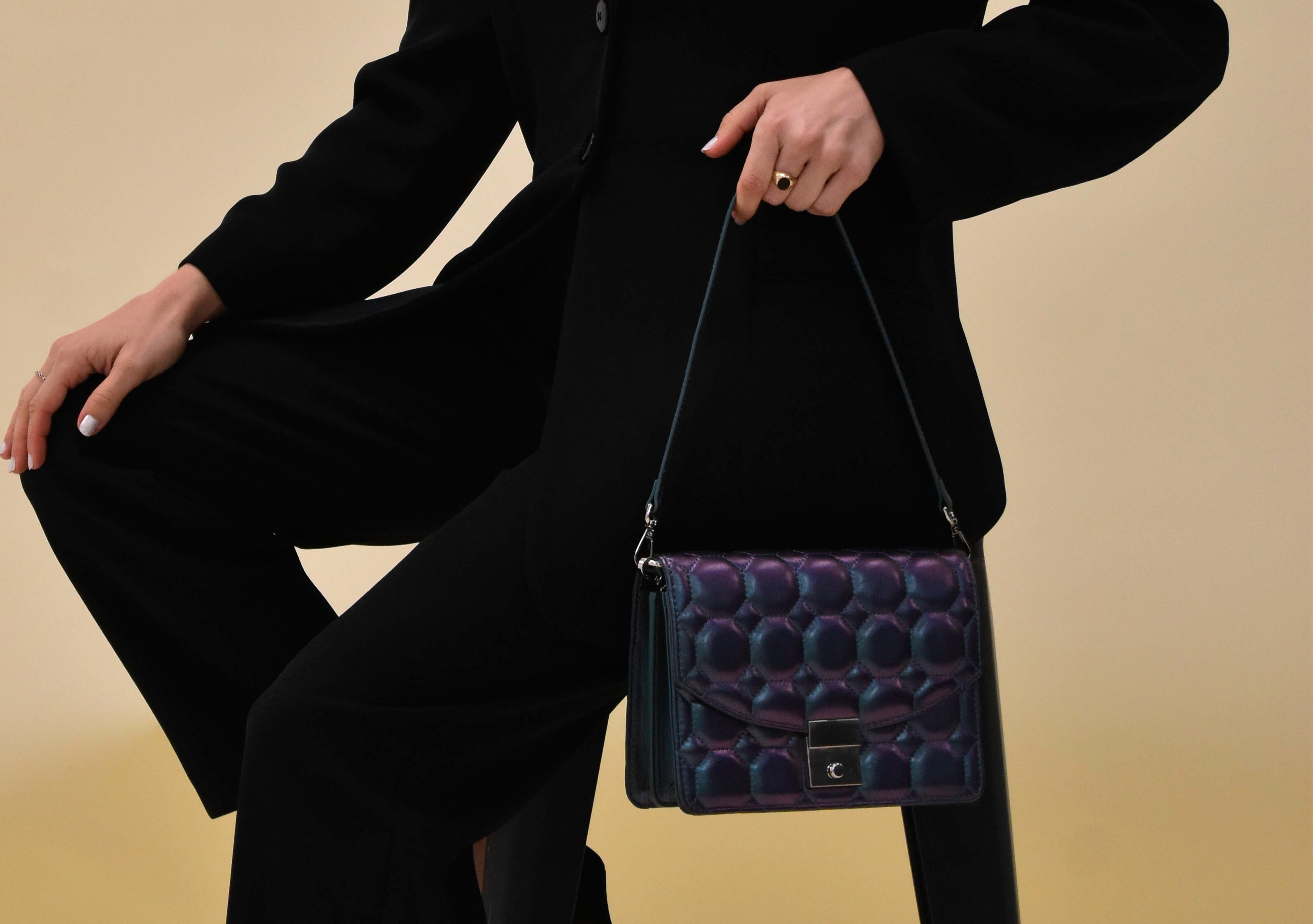 The Aster Bag in Mermaid Purple