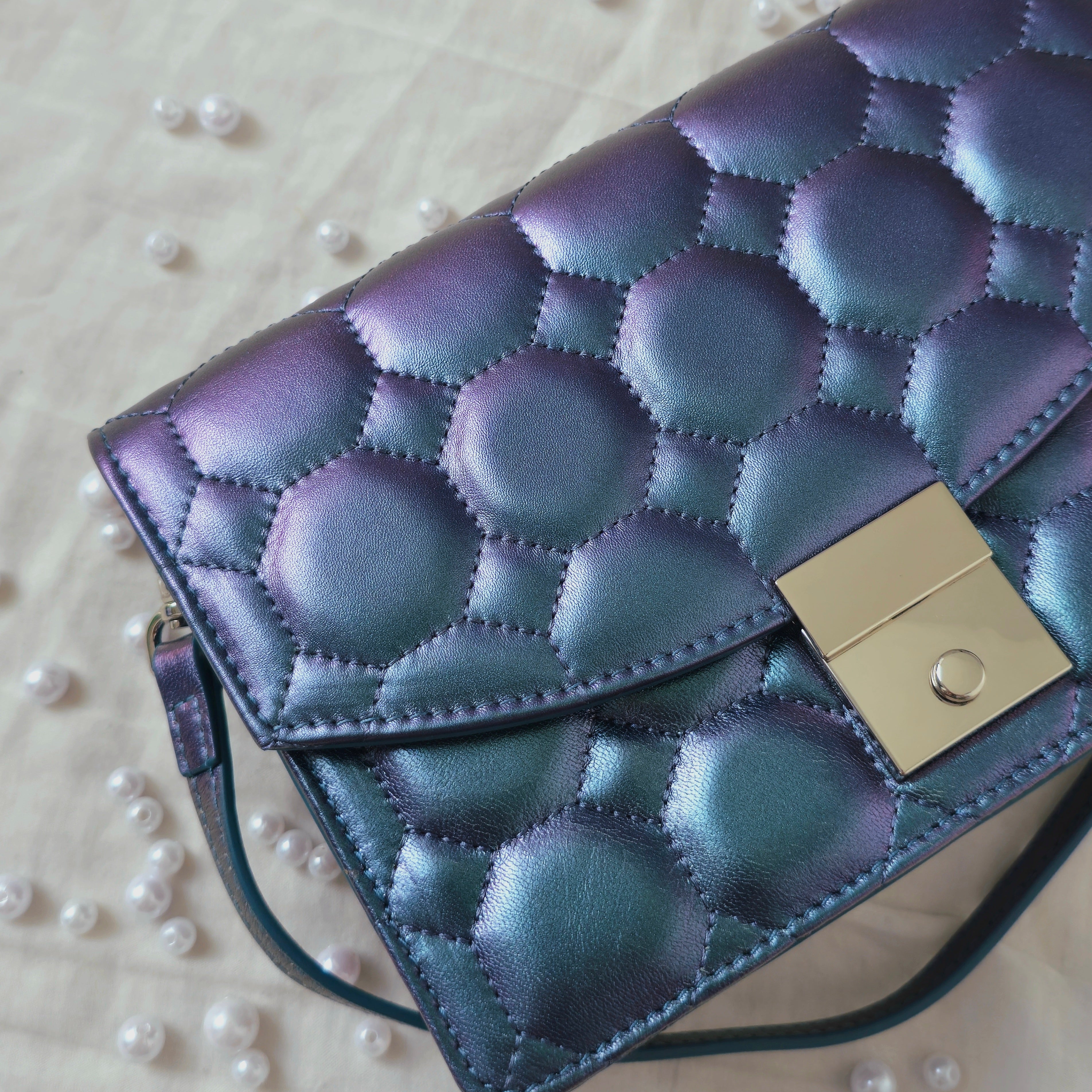 The Aster Bag in Mermaid Purple